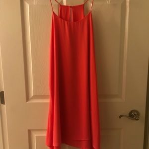 Coral Swing Dress